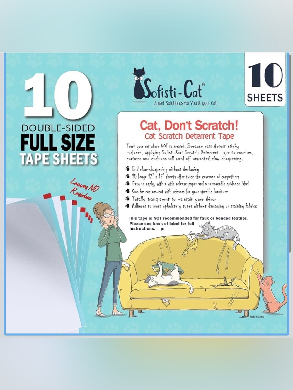 NWT CAT SCRATCH DETERRENT TAPE